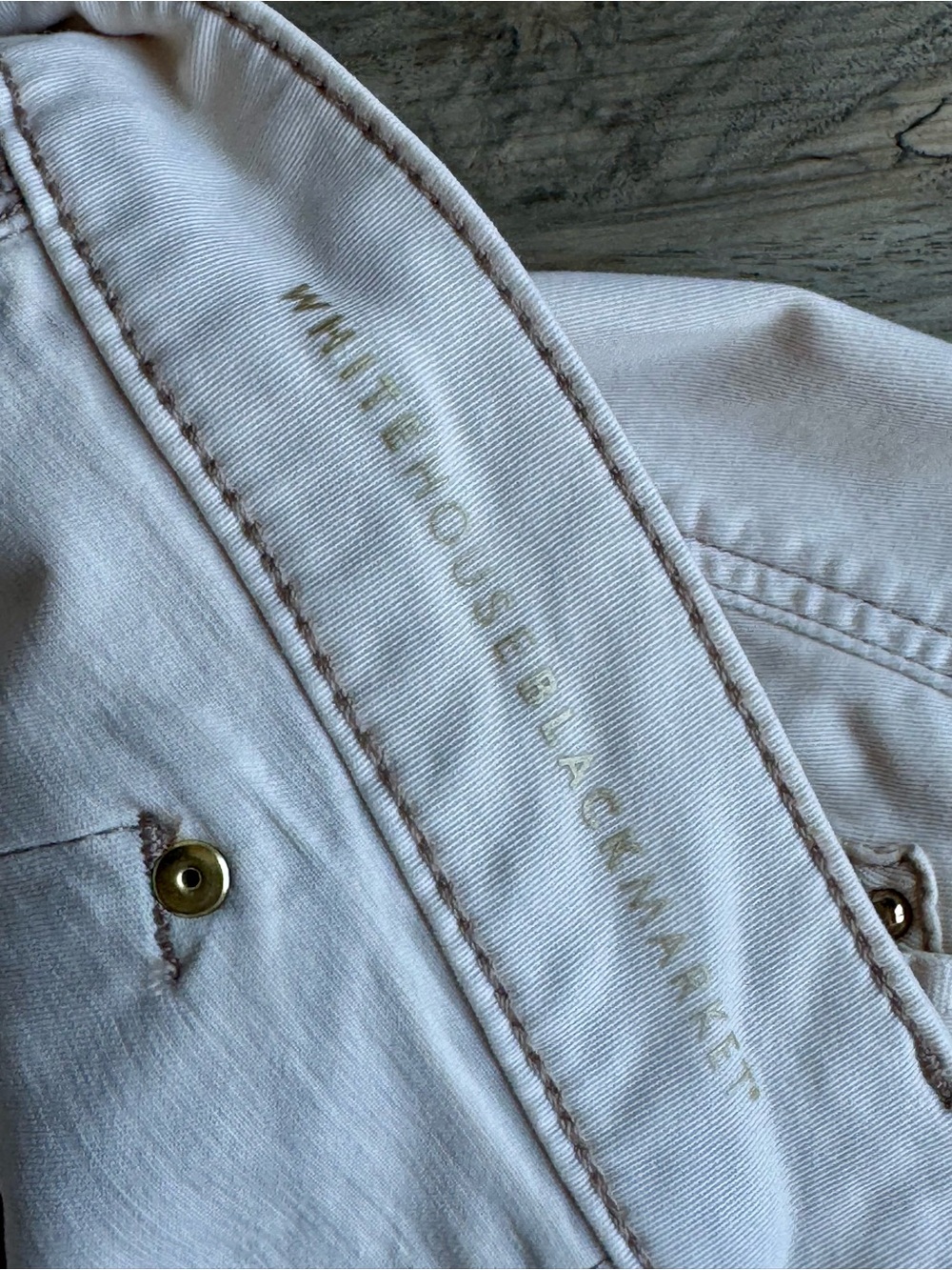 WHBM Pret-A-Play White Mid Rise Stretch Utility Shorts Size 6 - Picture 9 of 13